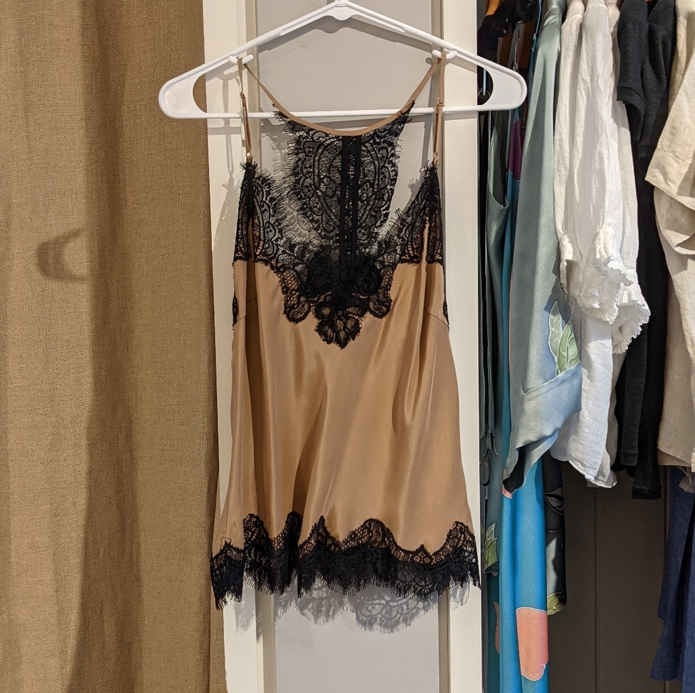 SOLD Silk Lace Cami
